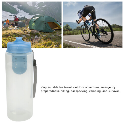 Outdoor-Wasserflasche mit Filter 750 ml Weiß 2