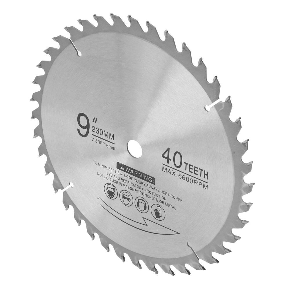 40T Saw Blade 9In 6600Rpm Fast Accurate Carbide Circular Saw Blade For Woodworking 3331321498809