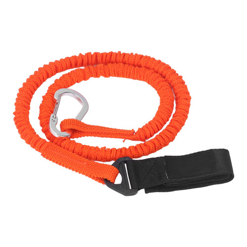 Kajak-Paddel-Leine 72 cm Orange, 89 cm Stretch