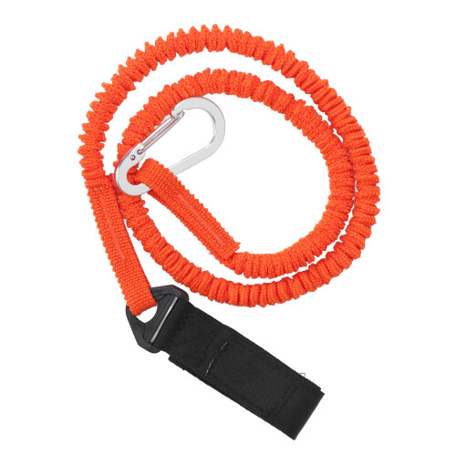 Kajak-Paddel-Leine 72 cm Orange, 89 cm Stretch 2