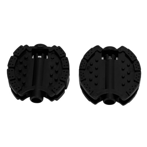 2 Stück Kunststoff-Kinderfahrradpedale Schwarz Vorderrad 1