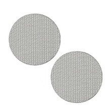 Espressopuck, återanvändbar 1,7 mm tjocklek 150 m espressopuck i rostfritt stål (2 st)