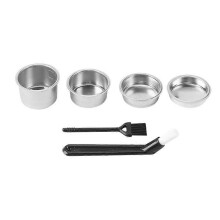 Portafiltro senza fondo per caffè espresso da 51 mm, compatibile con Delonghi e Breville.