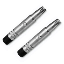 2 stuks handmatige neus- en neushaartrimmer, neusgatscheerapparaten, draagbare neus- en neushaartrimmer