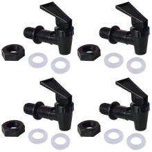 4 stuks vervangende radiatorkraan, waterfles, dispenserkraanset, herbruikbare kraanuitloop voor water