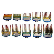 10 stuks professionele haartrimmer metalen clipgeleiders limietkammen beschermkappen voor WAHL haartrimmers