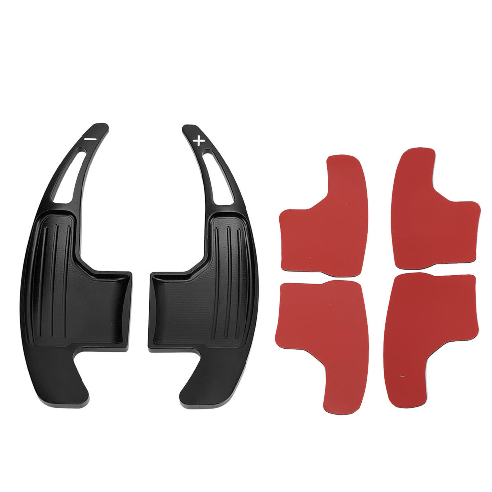 1 Pair Aluminum Alloy Paddle Shifter Extension Replacement For Ford Mustang V6 Ecoboost Gt Shelby 2015Â2022 Black 5021321500319