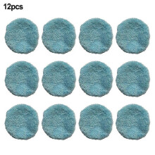 12 stuks ronde reinigingsmoppen voor Purerobo w-r3s robotstofzuiger, universele droge en natte reinigingsdoek