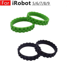 4X renkaat IROBOT ROOMBA 500,600,700,800,900,I7,E5,S9 liukumattomat pyörän osat Renkaiden suojuksen