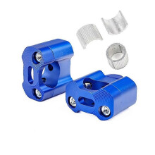 Par CNC 22mm 28mm Offroad Motorcykel Skenklämmor Styre Adapter för 7/8" 1-1/8 Pit Dirt Motorcykel ~