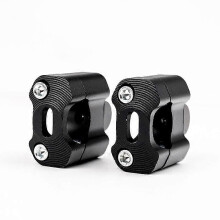 Par CNC 22mm 28mm Offroad Motorcykel Skenklämmor Styre Adapter för 7/8" 1-1/8 Pit Dirt Motorcykel ~