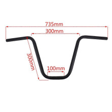 Motorcykelstyre 16 tum Rise Ape Hanger för Harley Sportster XL 883 1200 FLST FXST Custom ~ 5276
