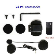 3,5 mm V4 V6 V6 tarvikkeet Pro Kaiutin Mikrofonipidike Moottoripyöräkypärä Bluetooth Intercom Moto Interphone