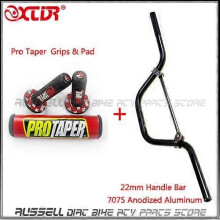 Högt 22mm styre & Pro Taper-grepp & fyrkantiga bromsbelägg SRT TTR BBR KLX110 DRZ110 Honda XR CRF50