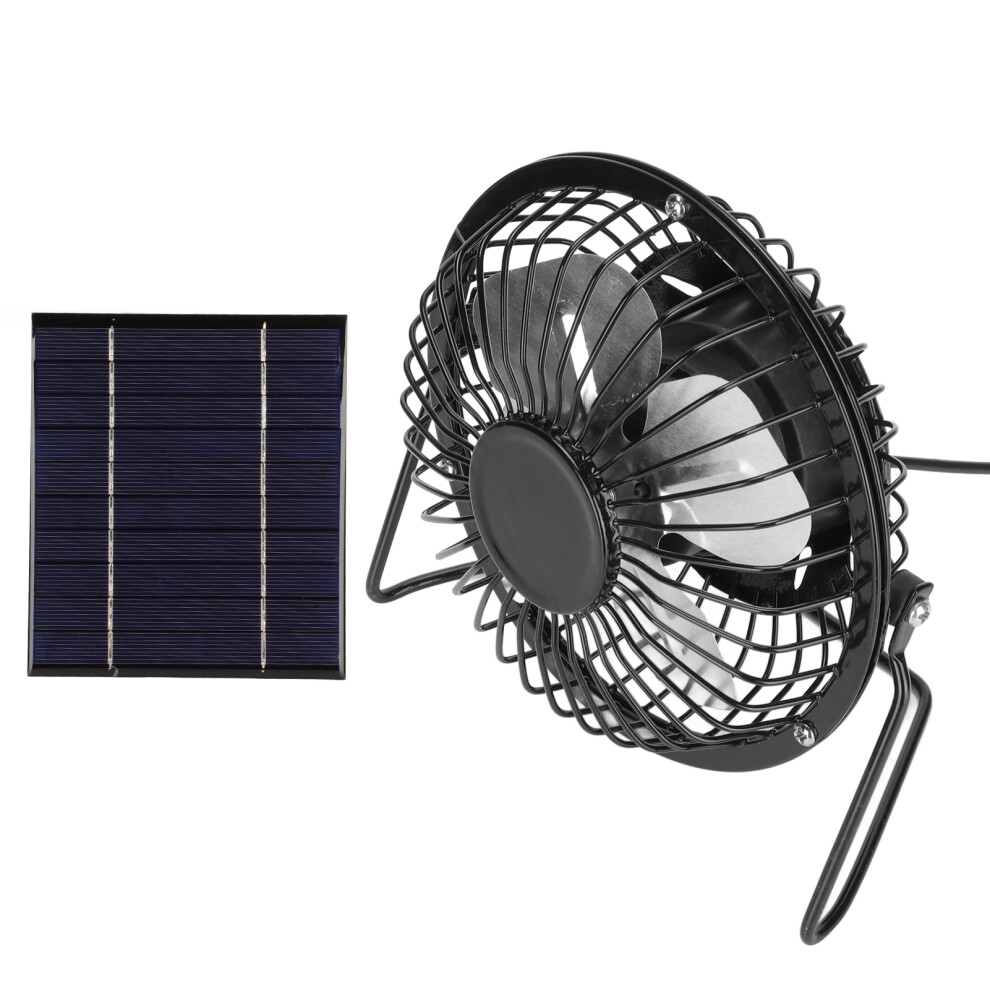 Solar Panel Fan 2.5W 5V Solar Power Usb Output Portable Wide Application Solar Powered Fan For Camping Fishing Hiking 9481321501871