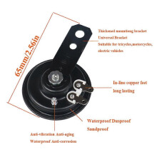 Universal-Scooter-Hupe 6V 12V 24V 36V 48V 60V 72V E-Bikes Elektrische Motorrad-Horn-Kits 110db Wasserdicht