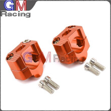 CNC Aluminium Styre Fat Bar Riser Monteringsklämma Adapter 22MM till 28MM för Pit Dirt Bike Motorcykel