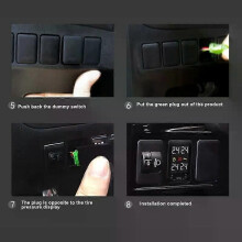 Διαγνωστικά LCD TPMS για οθόνη πίεσης ελαστικών αυτοκινήτ