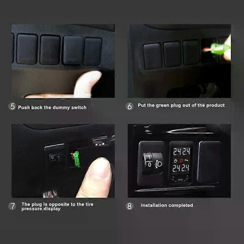 Διαγνωστικά LCD TPMS για οθόνη πίεσης ελαστικών αυτοκινήτ