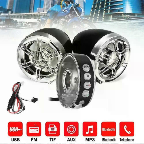 Φορητά ηχεία Bluetooth για μοτοσικλέτα, ραδιόφωνο, σύστημα ήχου MP3~12027