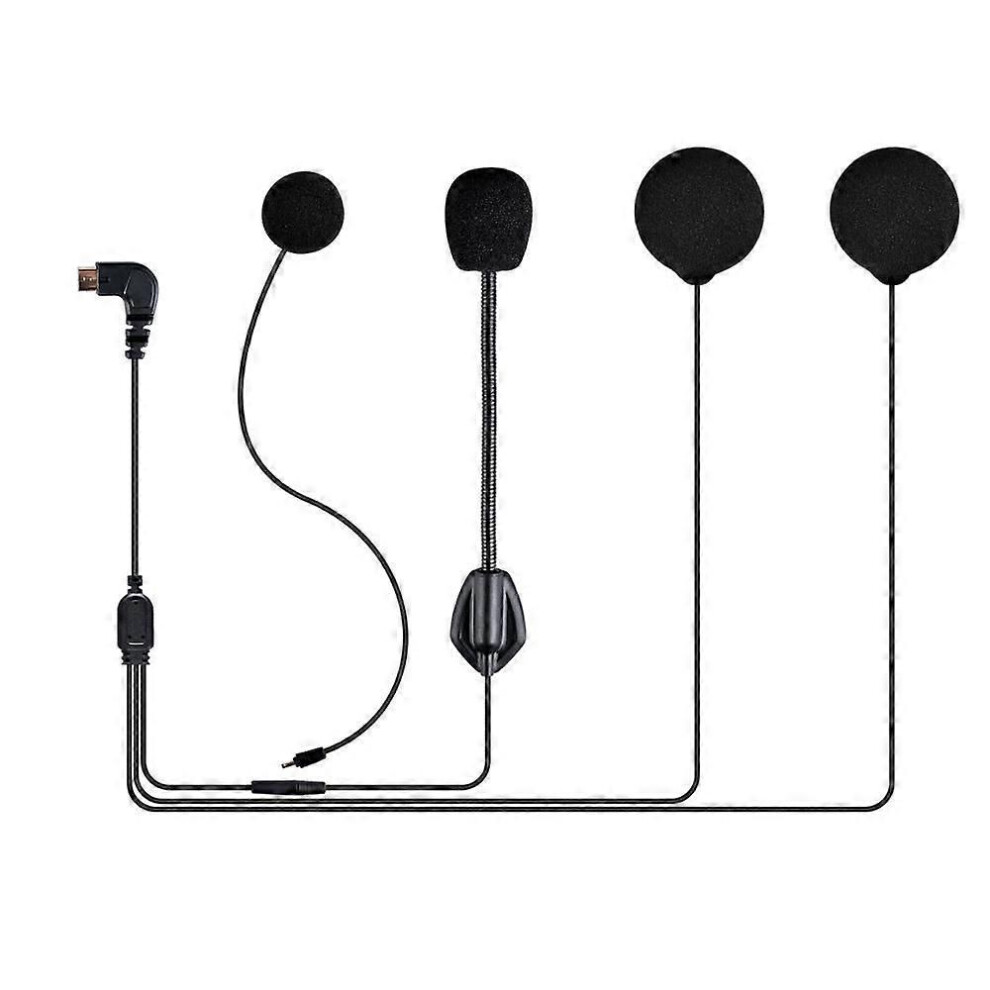 Oreillette Fodsports avec microphone pour casque intercom moto Bluetooth FX6 ~ 9937