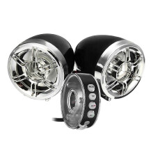 Sistema de sonido Bluetooth para estudio de motocicletas, compatible con altavoces estéreo, radio FM,