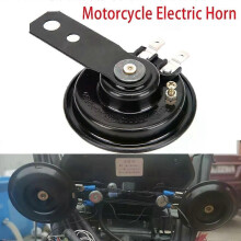 Kit clacson elettrico universale per moto 12V 1,5A 105db, altoparlanti rotondi impermeabili per scooter
