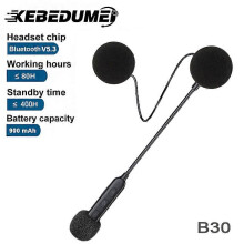 Auriculares Bluetooth BT5.3 para casco de motocicleta, inalámbricos, antiinterferencias, motorizados.