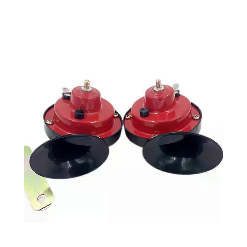 Klaxon d'escargot pour moto, 2 pièces, son furieux, 12 V, kit d'alarme électrique, super klaxon à air,