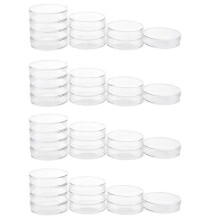 40 Stück sterile Petrischalen mit Deckel für Laborplatte, bakterielle Hefe, 55 mm x 15 mm, 2260