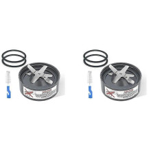 2 pezzi di ricambio adatti per Nutribullet 600 Watt 900 Watt Estrattore di ricambio Lama Frullatore
