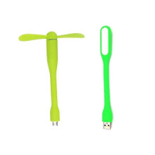 Multifunctionele USB Mini Desktop Mini Ventilator met Universele USB Lamp Energiebesparende Draagbare