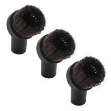3x 32 mm dammborste, dammmunstycke, tillsats för dammsugare, runt hästhår ~ 6395