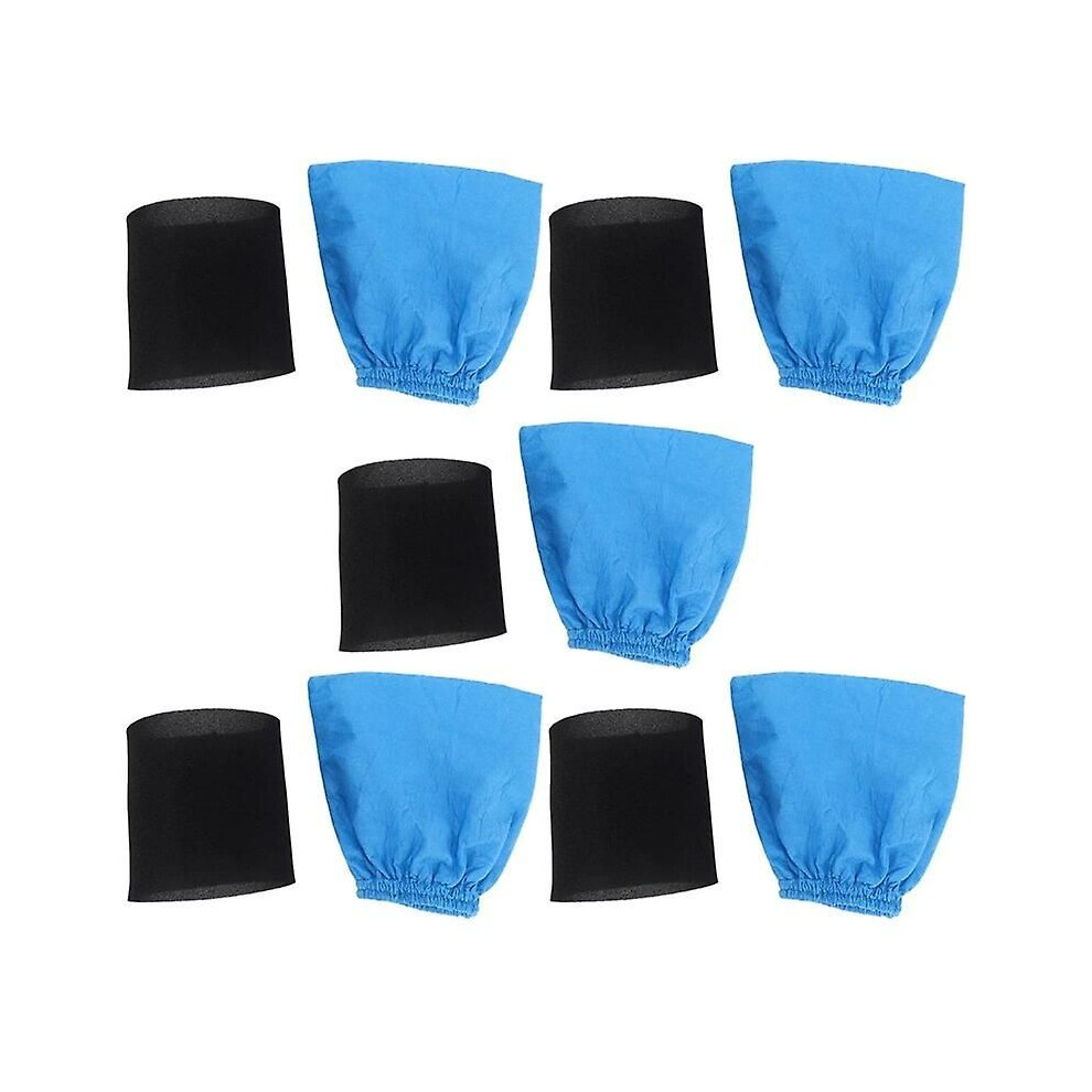 Lot de 5 sacs filtrants textiles en mousse pour aspirateur Karcher MV1 WD3