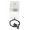 PUB 12WX Bianco 3m Testa Pompa CPU 450L/H G1/4 12V 16