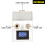 PUB 12WX Bianco 3m Testa Pompa CPU 450L/H G1/4 12V 8