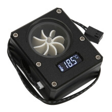 Misuratore di flusso per raffreddamento a liquido per PC, 12V, 3pin, G1/4, 50cm, Nero