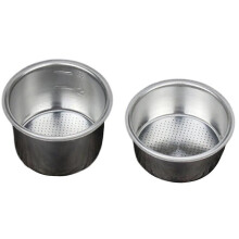 2 confezioni di filtri da 51 mm per 2/4 di tazza, portafiltro di ricambio senza fondo per caffè, per