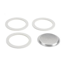 50 ml Ersatzdichtungen und Filter für 1 Tasse Moka/Break/Dama/Mini Express Espressomaschinen ~ 11055