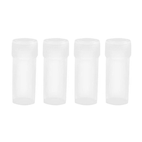 400 Pcs 5Ml Plastic Sample Bottles Potable Mini Clear Storage Case Vial Storage Container~7558