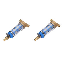 AD-2X Purificateur d'eau du robinet en acier inoxydable et cuivre, préfiltre filtrant en maille ~ 4965