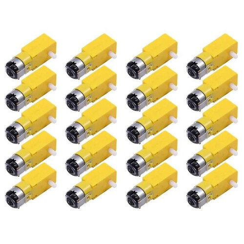 20 τεμάχια DC 70MA (3V) Ρομπότ Ευφυές Αυτοκίνητο DIY Διπλού Άξ