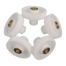 5 delar/set köttkvarnsdelar, växel, plastväxel, lämplig för Mg-2501-18-3 Elenberg~11010