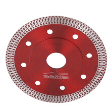 Disco de sierra de diamante de 115 mm, rojo, para corte en seco y en húmedo, espesor 1,2 mm