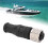 NAME2000 5-Core M12 Hembra Terminador IP67 Negro 16