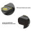 Luz delantera para bicicleta 3600 mAh 200 lm USB recargable 6
