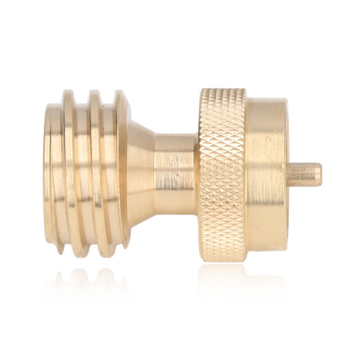 Propanflaschenadapter Messing kleines Nachfüllventil