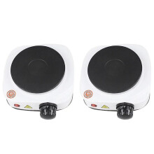 AD-2X 500W Mini sähköliesi liesi työtaso Käytännöllinen kiinteä keittolevylämmitysuunit EU Plug~6137