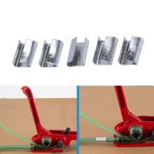 Metal Strapping Buckle Galvanized Steel Packaging Open Seals for 16mm Plastic PET Strap