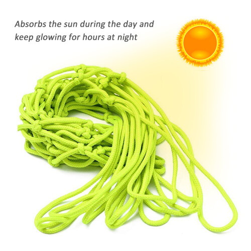 Nightlight Glow Net 12 anelli nylon 45x32cm giallo 1
